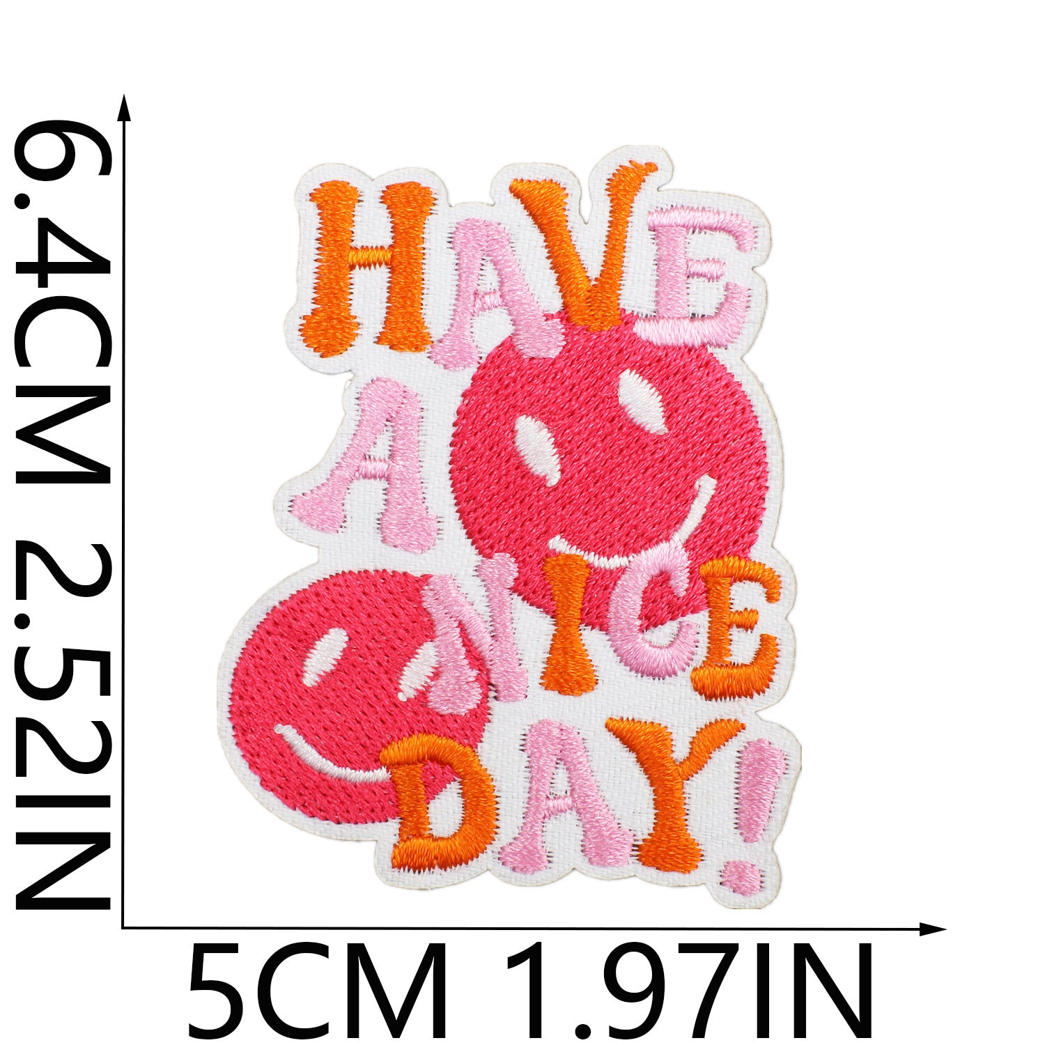 Wholesale Pink Python Embroidered Cloth Sticker